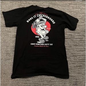 y2k 2000’s vans graphic skate shirt, size small